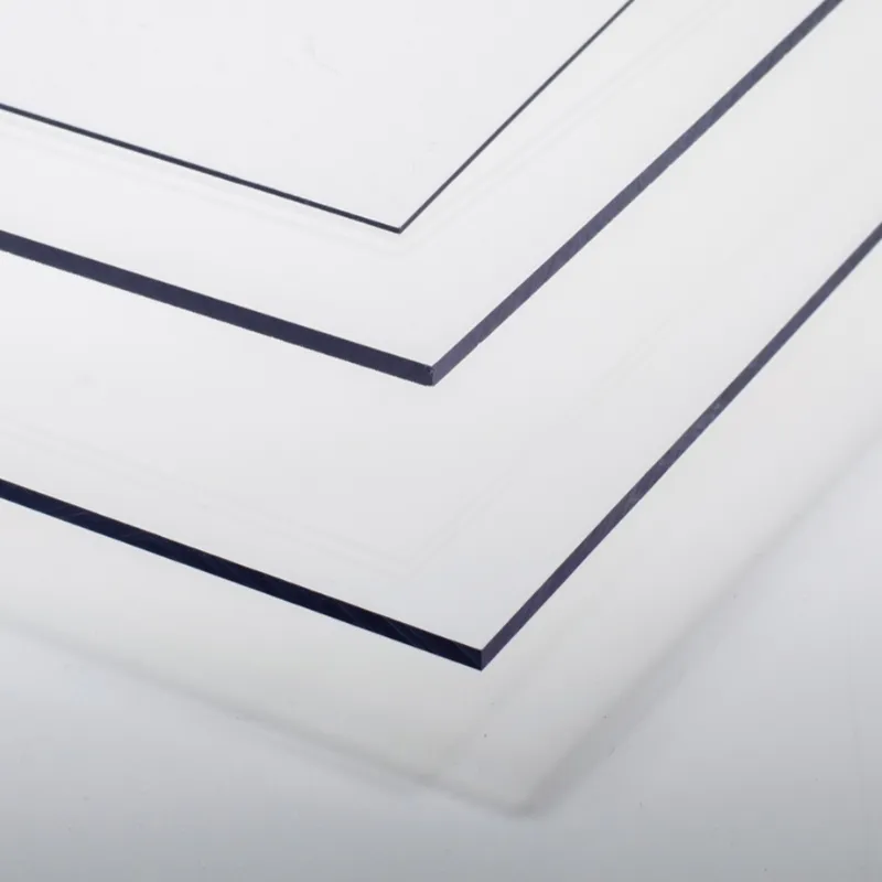 Transparante polyester plaat